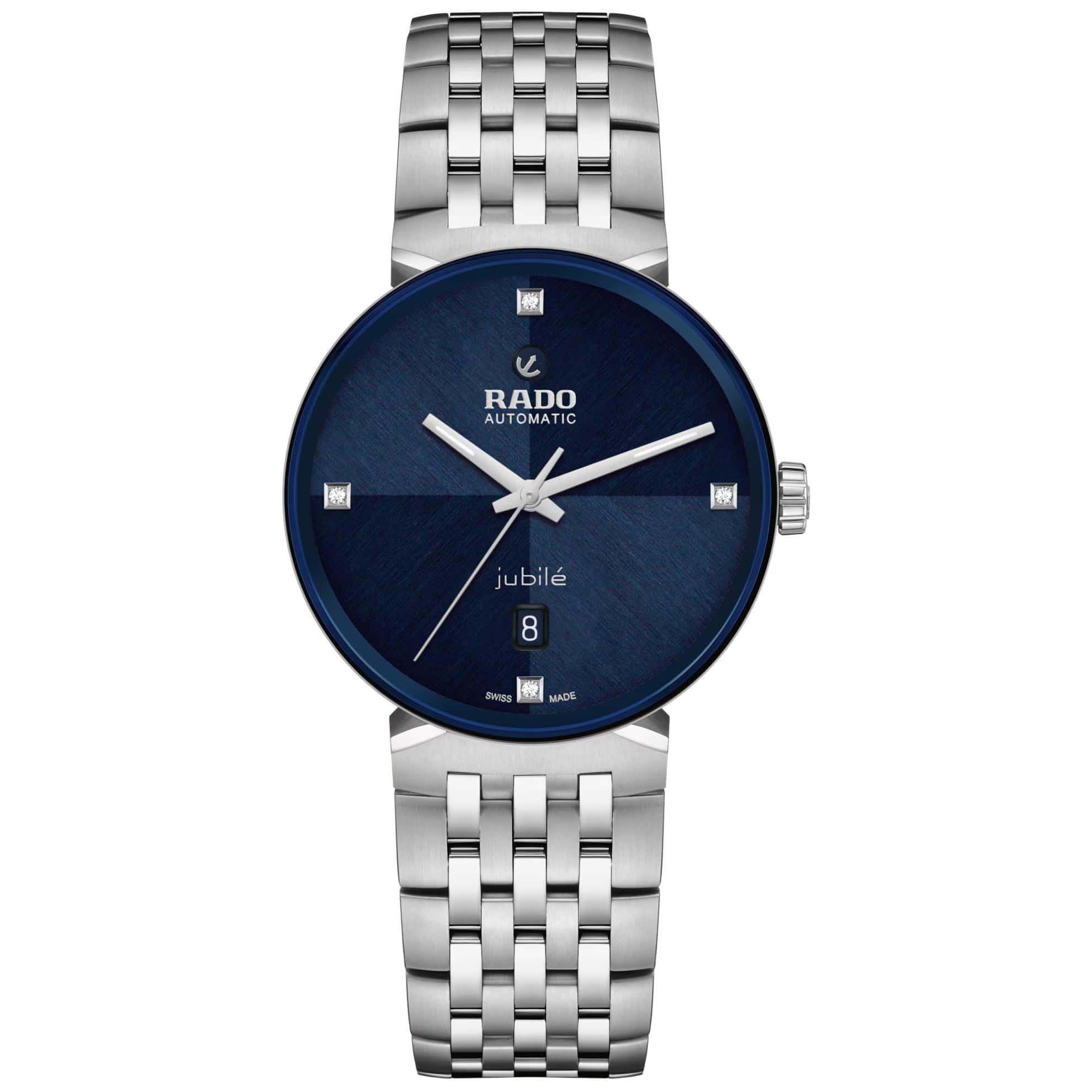 R48903733 L Watch Flor.Cl.white,blue.J selfwind, steel, blue, 25 jwls  view 1