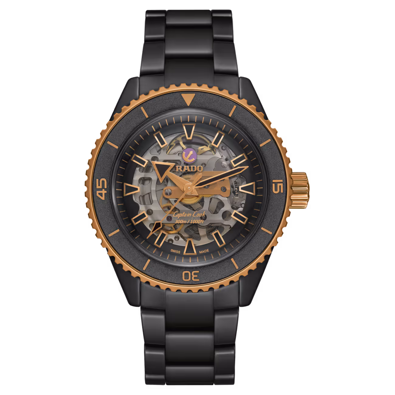 R32192152 XL Watch CaptainCook 43MM, CER, Brac., Box view 1