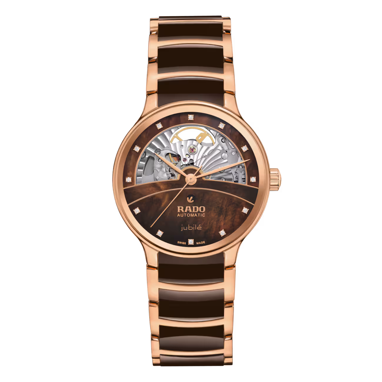 R30029902 M Watch Centrix OpH, bro, J, MOP, Brac., Box view 1