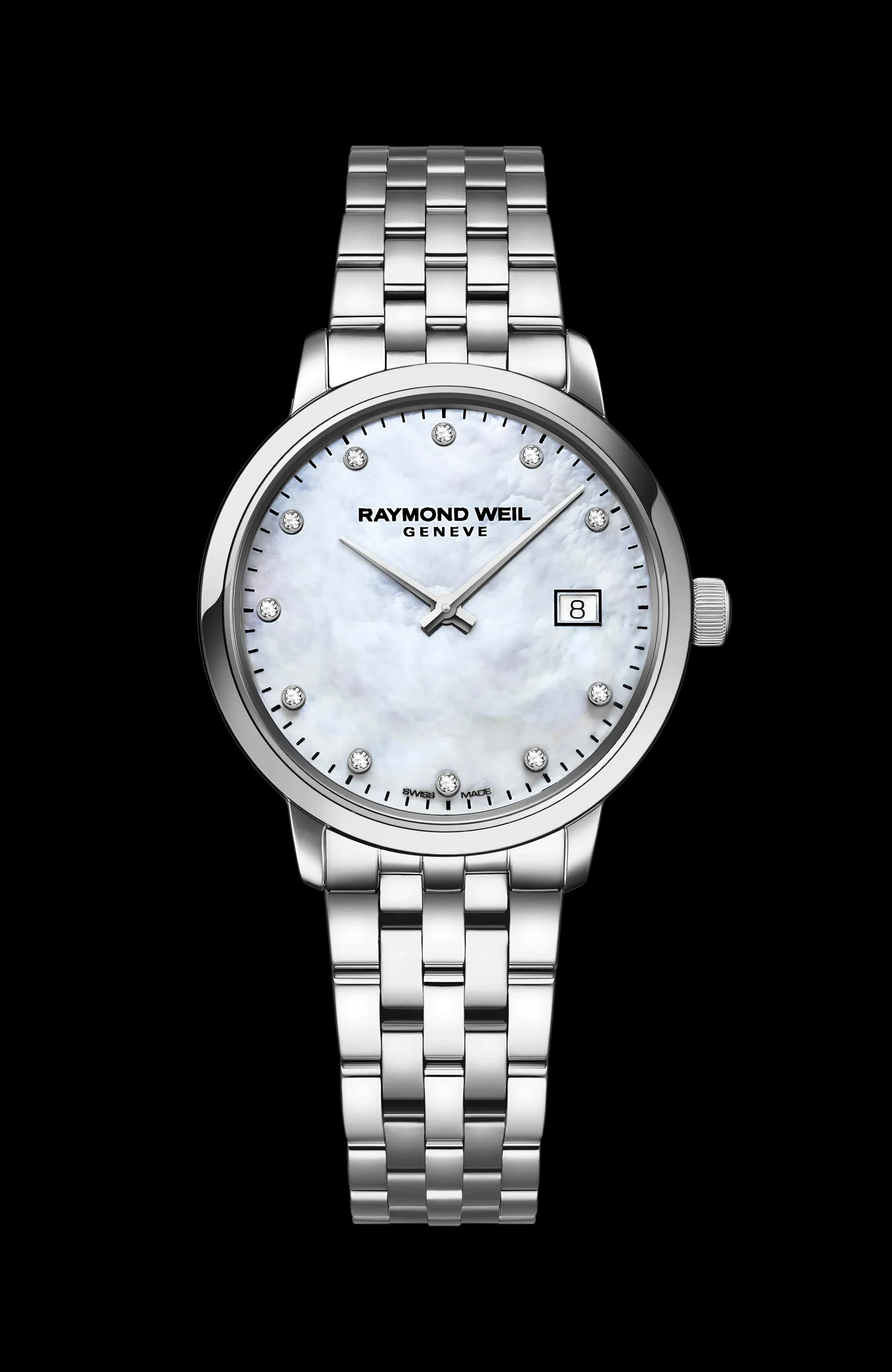 Raymond weil Tango White Mother Of Pearl With 8 Diamonds view 1