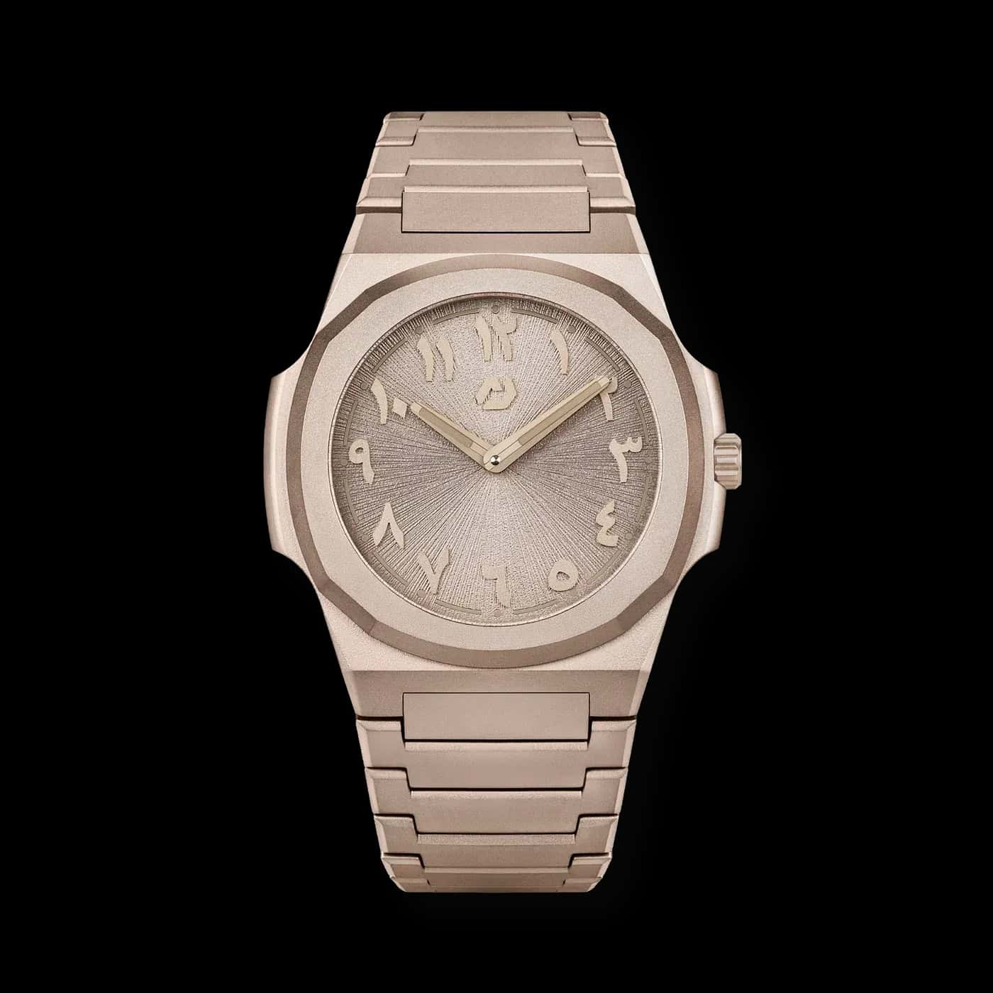 Nuun Montre Slim SandGold 38mm view 1