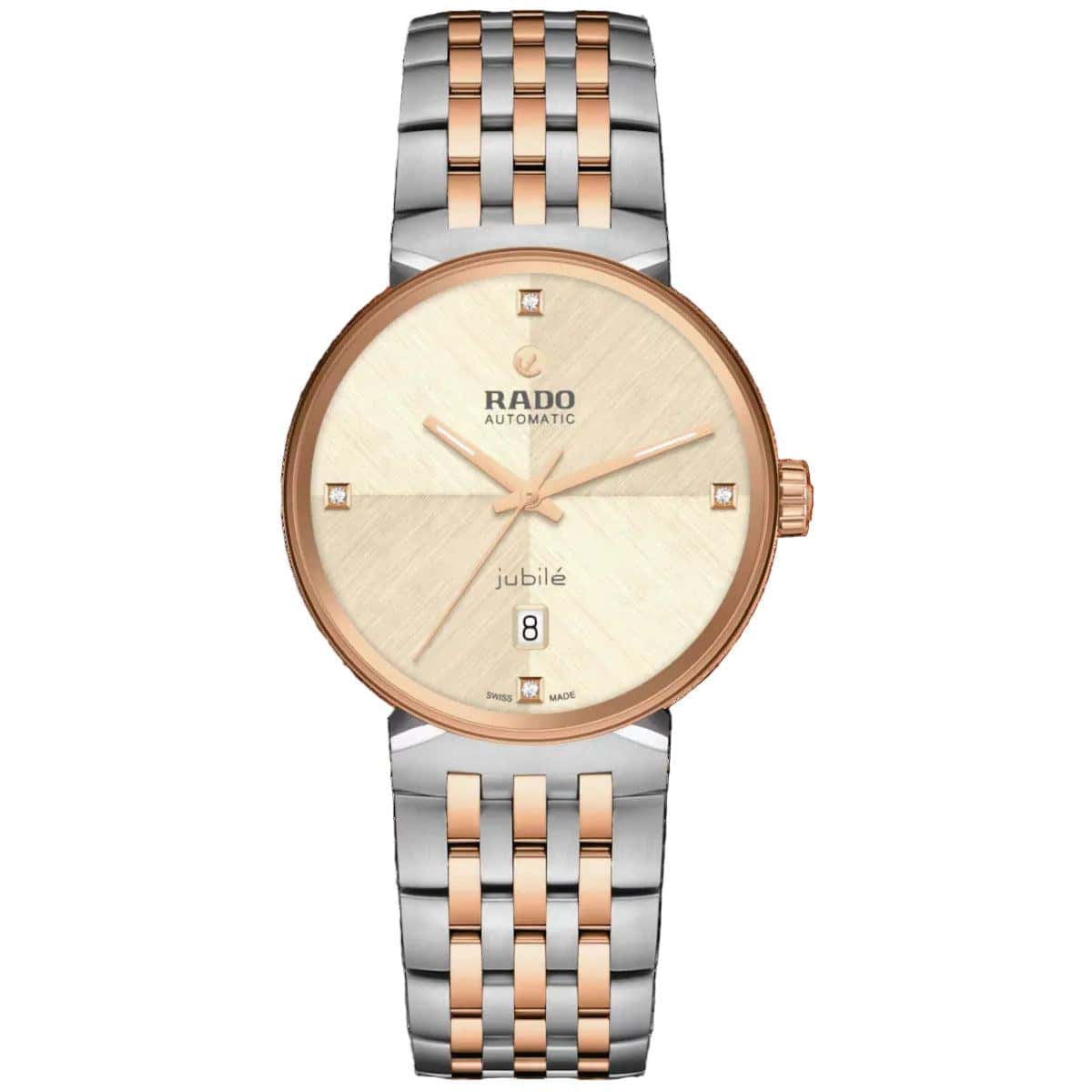 R48903703 L Watch Flor.Cl.pink,champ.J selfwind, steel, pink, 25 jwls  view 1