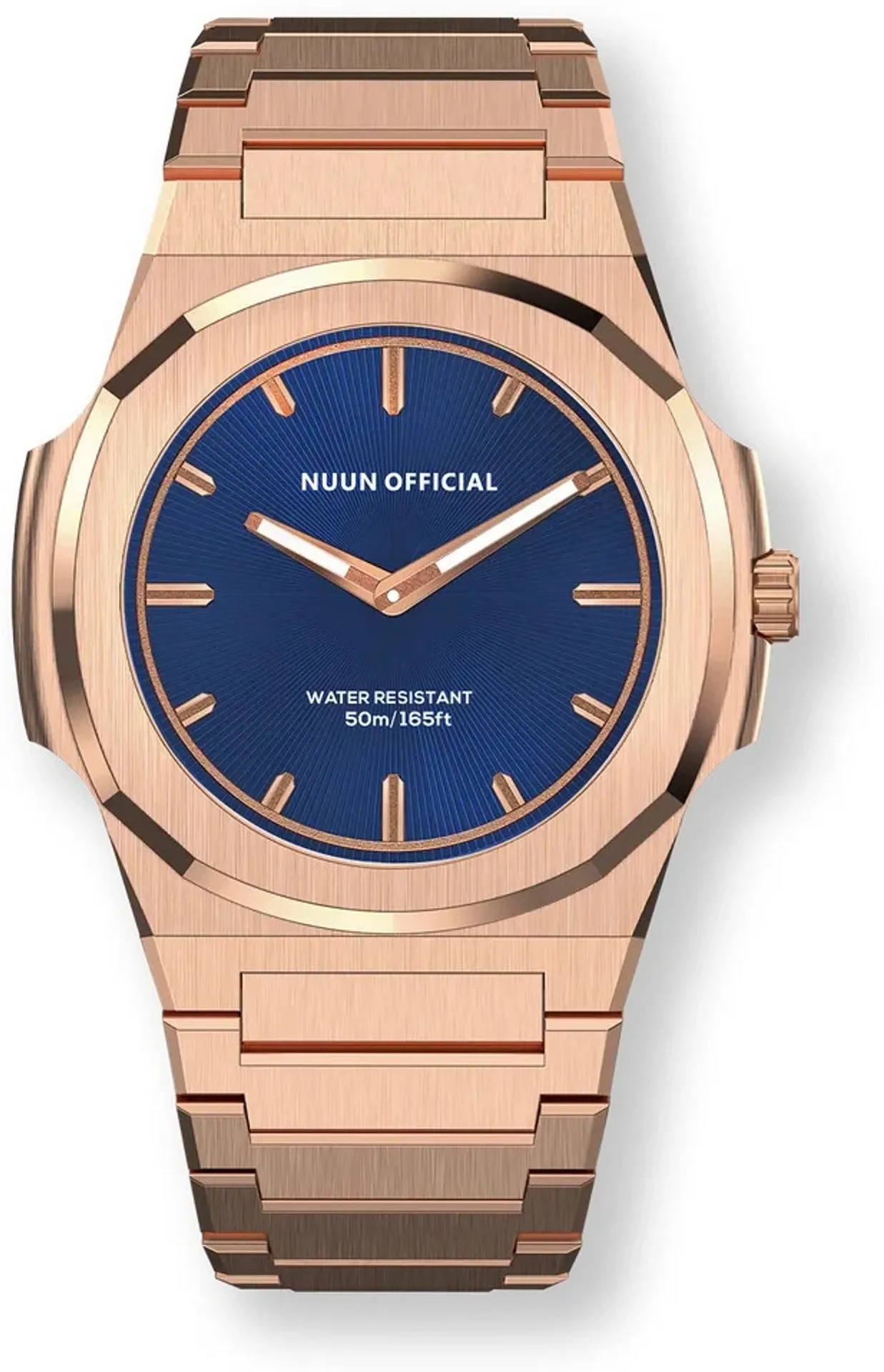Nuun MS 38mm Rosegold AR Blue MS.RG.AR.BL