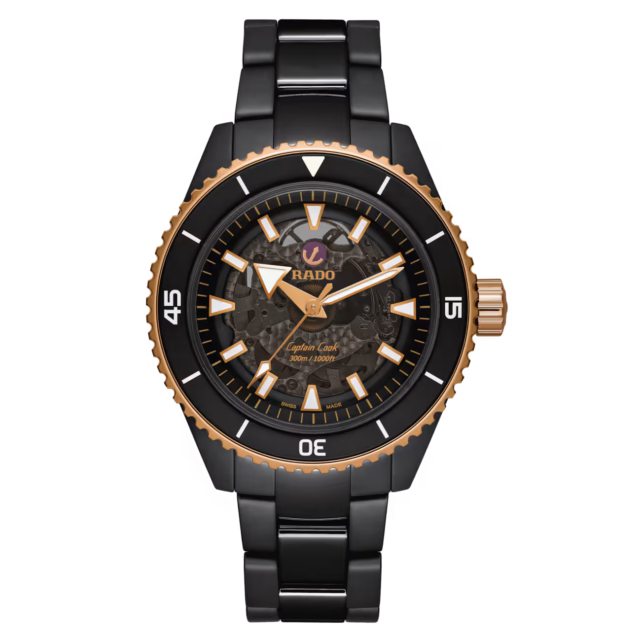 (R32127162)  RADO CAPTAIN COOK HIGH-TECH CERAMIC 43.0 mm, Automatic, 157 g