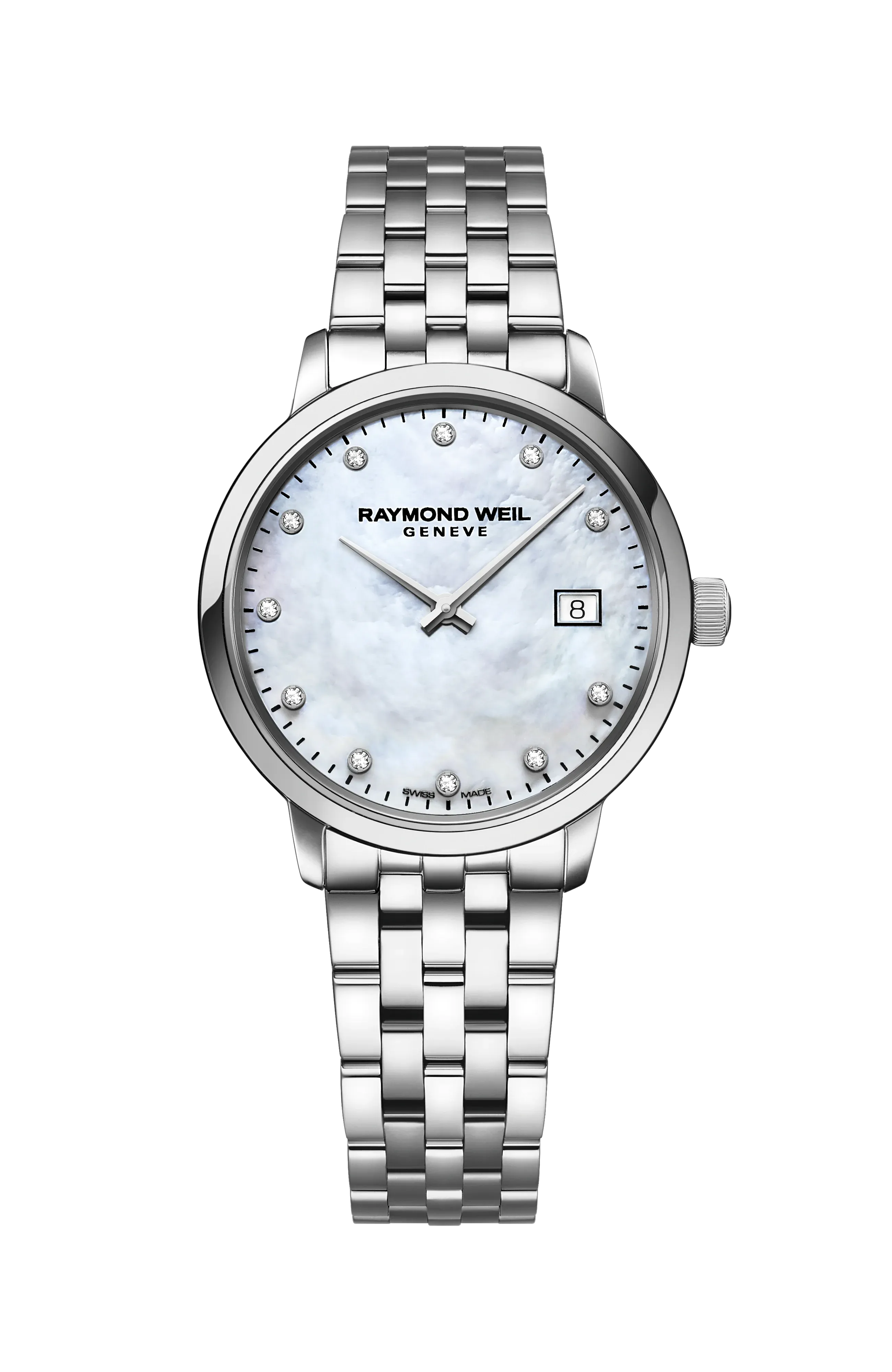 Raymond weil Tango White Mother Of Pearl With 8 Diamonds
