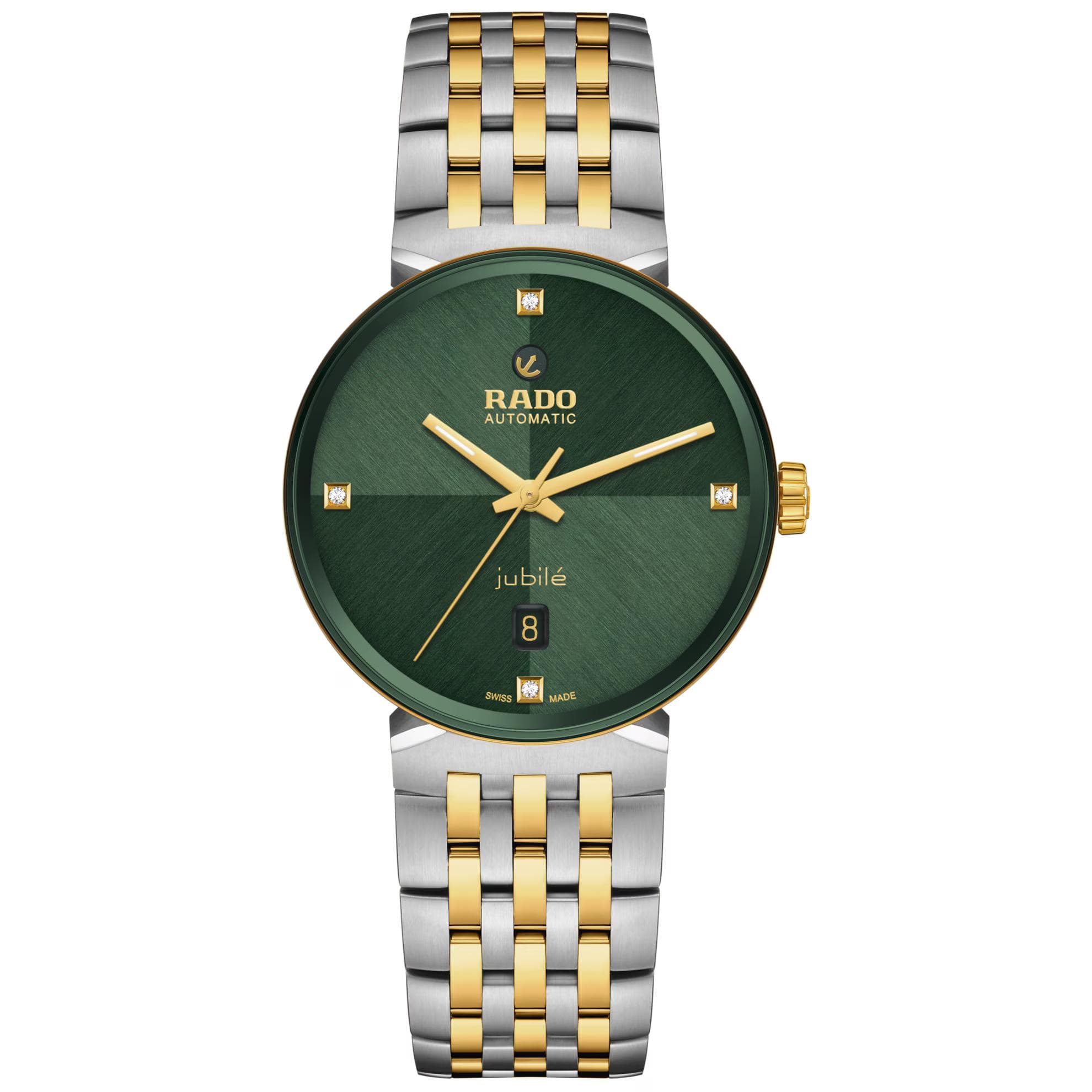 R48903723 L Watch Flor.Cl.yellow,green J selfwind, steel, green, 25 jwls 