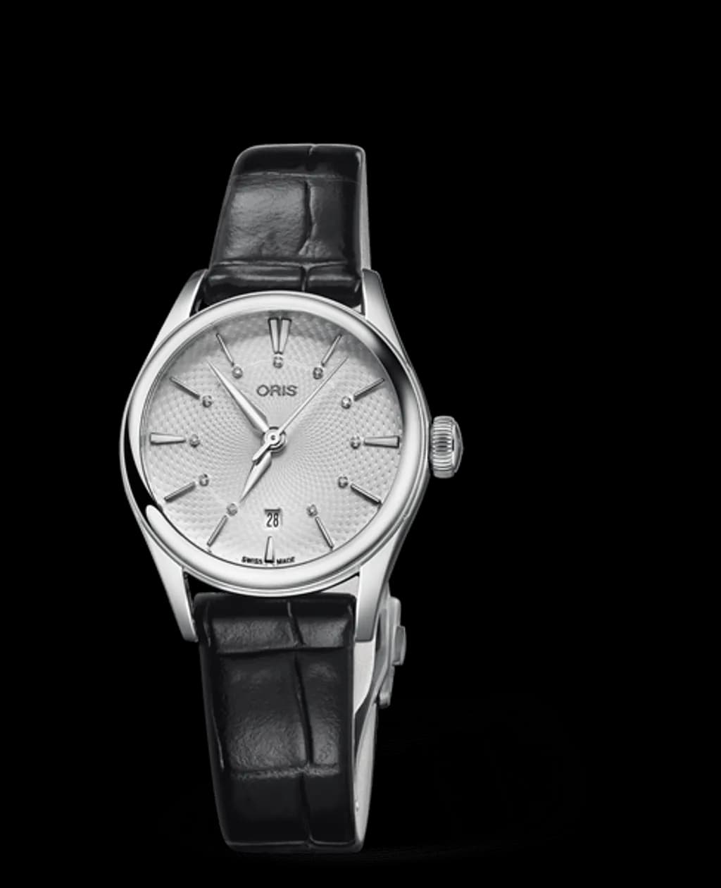 Oris Artelier Date Diamonds Steel