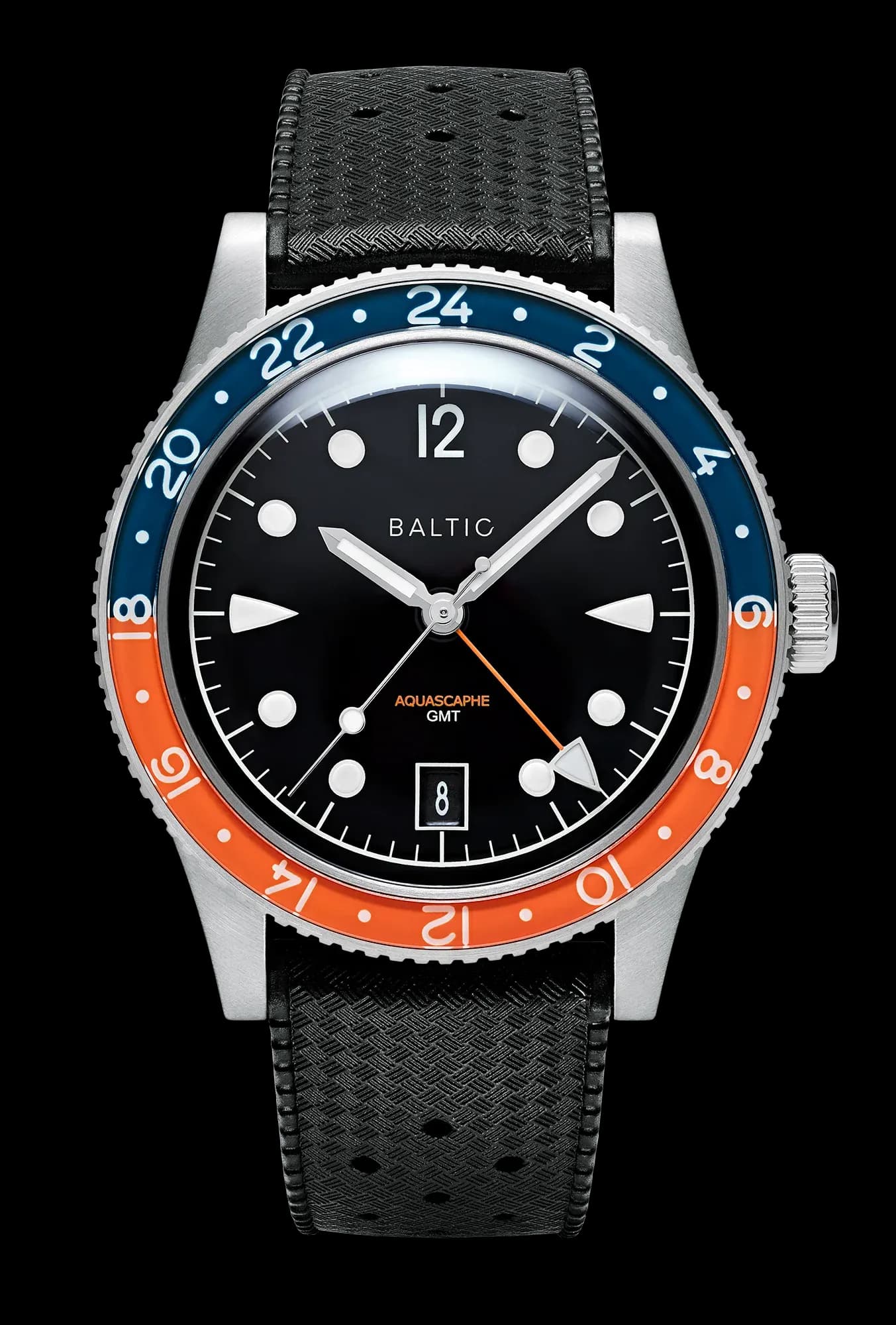 Baltic GMT Orange/Blue - Beads of rice