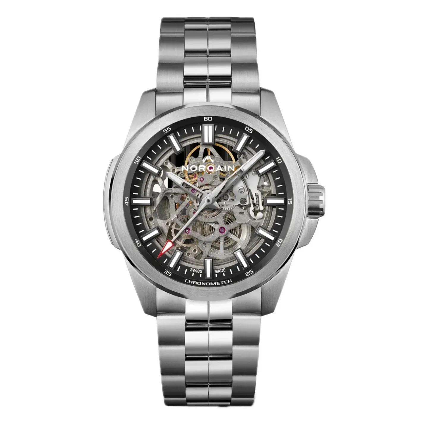 Norqain Independence 22 Skeleton STEEL Bracelet Special Edition (N3000S03A/301/102SI)